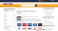 Desktop Screenshot of inkoust-toner.cz