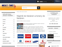 Tablet Screenshot of inkoust-toner.cz